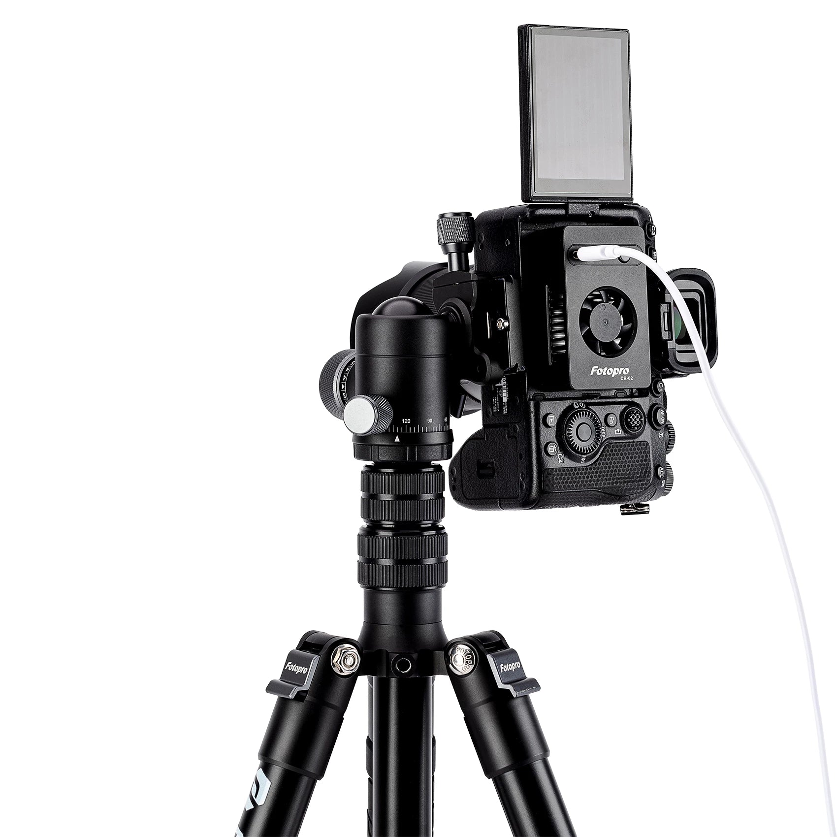Fotopro CR-02 Camera Cooler Fan Low Noise (Black+Grey)