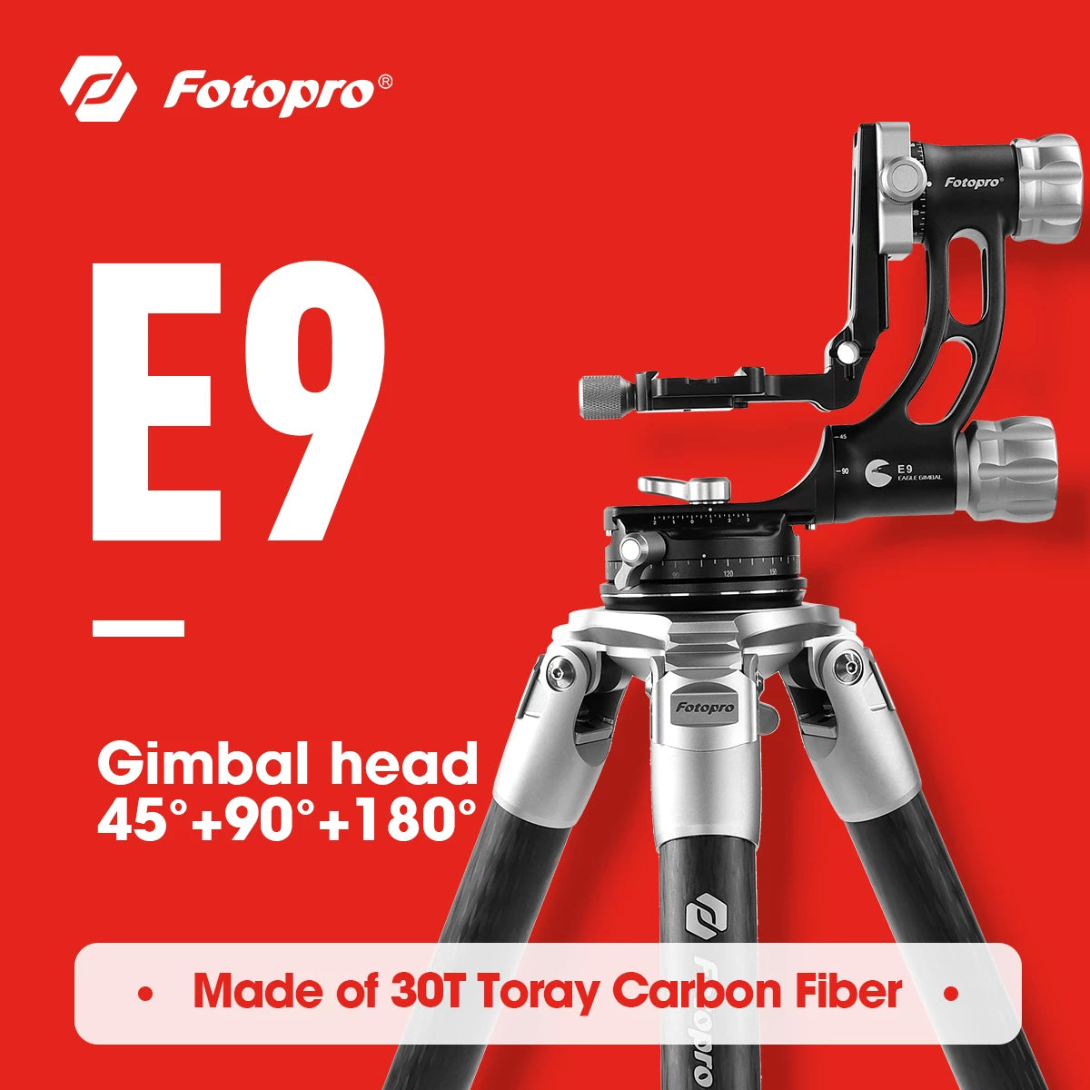 Fotopro E9L Tripod Kit with Gimbal Head