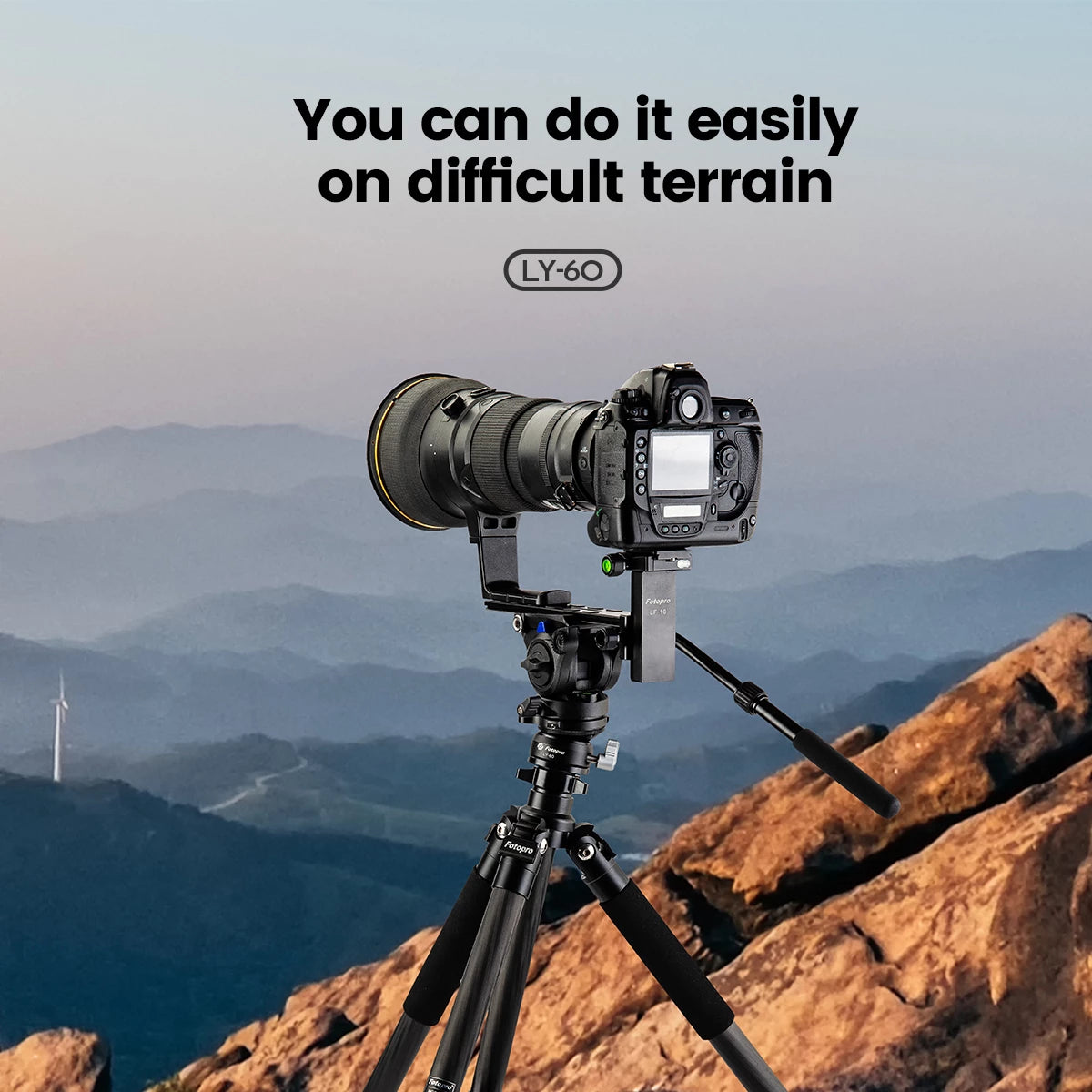 Fotopro LY-60 Leveling Base Tripod