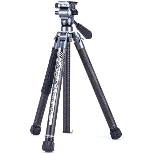Fotopro X-Aircross 3 Lite Video Grey Carbon Fiber Video Travel Tripod