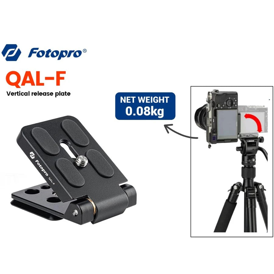 Fotopro QAL-F Horizontal to Vertical Rotating Camera Plate