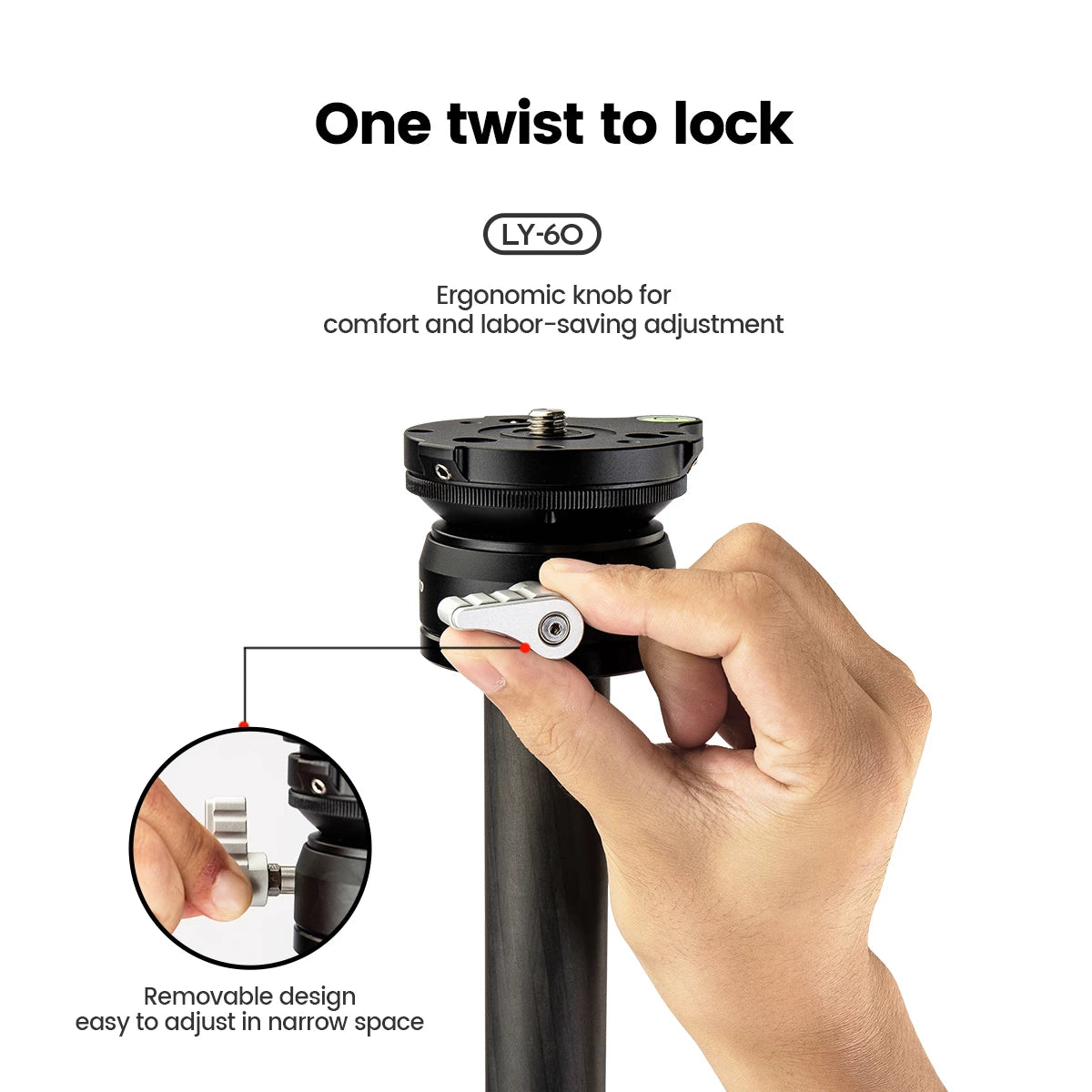 Fotopro LY-60 Leveling Base Tripod