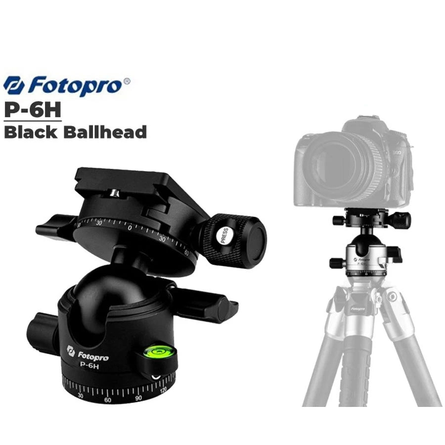 Fotopro P-6H Black Ballhead