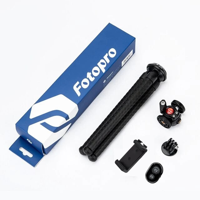 Fotopro RM80 Flexible Tripod with K2+SJ-86+GA-1