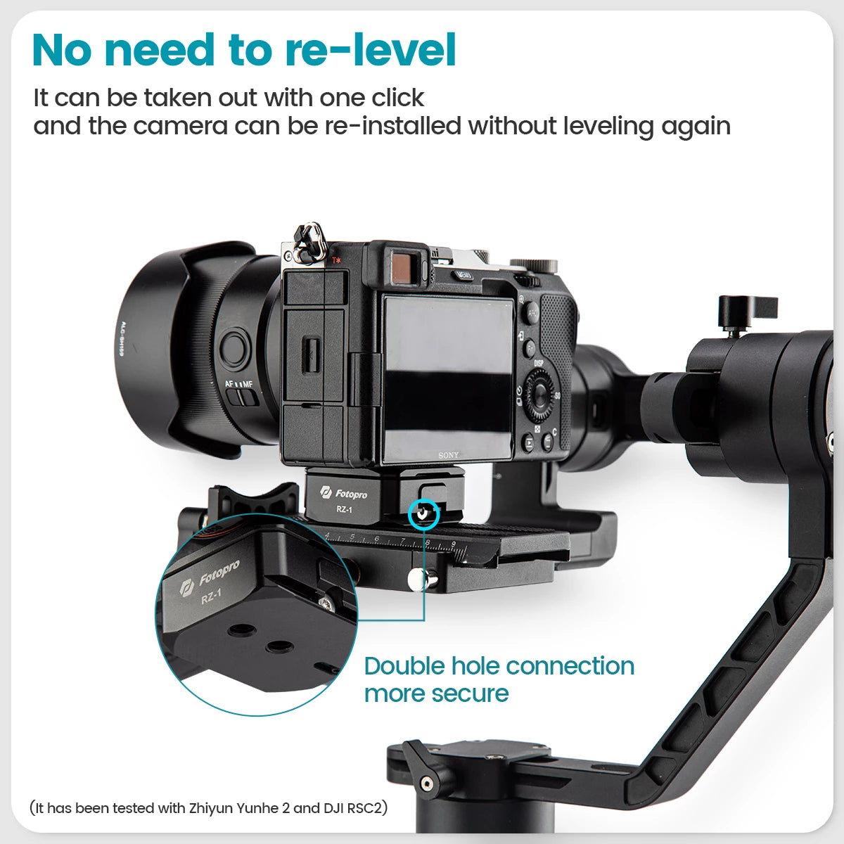 Fotopro RZ-1 Speedy Locker Quick Relese Plate