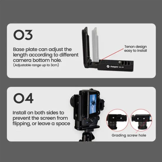 Fotopro QAL-88 Universal L-Bracket forAllCamera