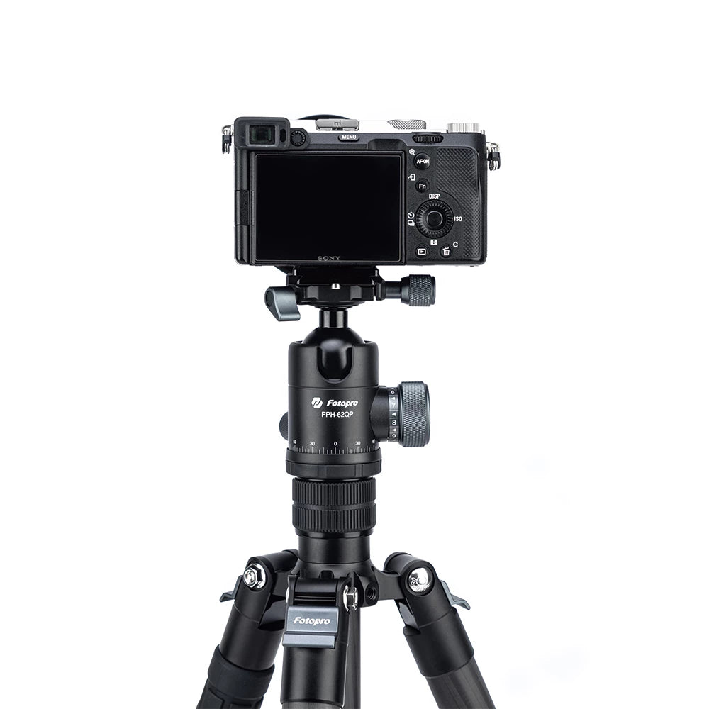 Fotopro X-go Max E+62QP Carbon Fiber Tripod with Panoramic Head