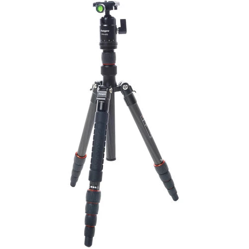 Fotopro X-GO Carbon Fiber Tripod Monopod with FPH-42Q Ball Head Grey