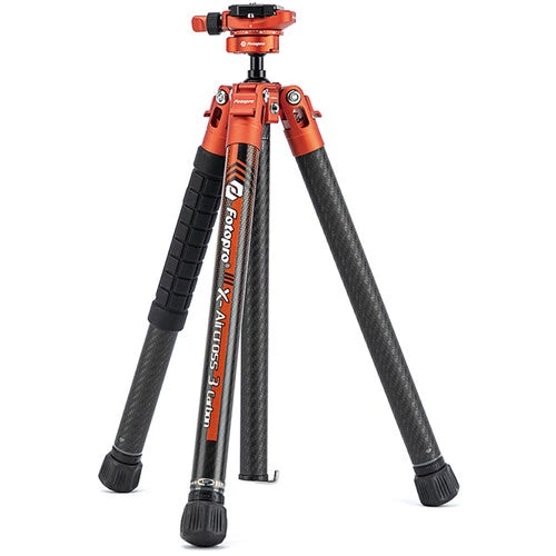 Fotopro X-Aircross 3 Lite Orange Carbon Fiber Travel Tripod
