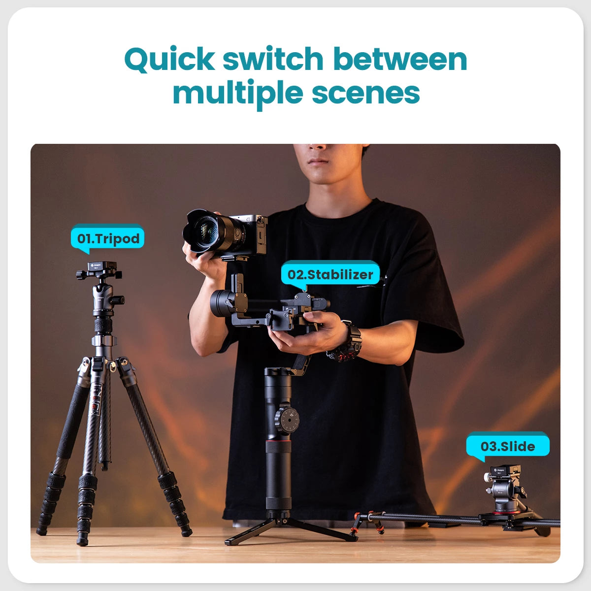 Fotopro RZ-1 Speedy Locker Quick Relese Plate