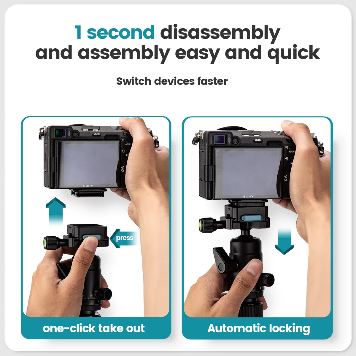 Fotopro RZ-1 Speedy Locker Quick Relese Plate