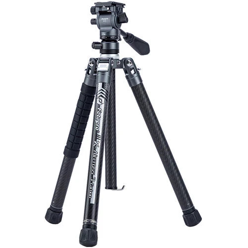 Fotopro X-Aircross 3 Video Grey Carbon Fiber Video Travel Tripod