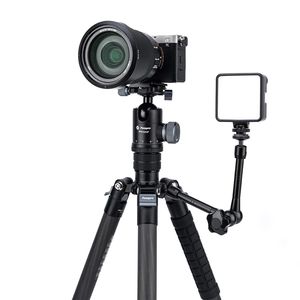 Fotopro X-go Max E+62QP Carbon Fiber Tripod with Panoramic Head