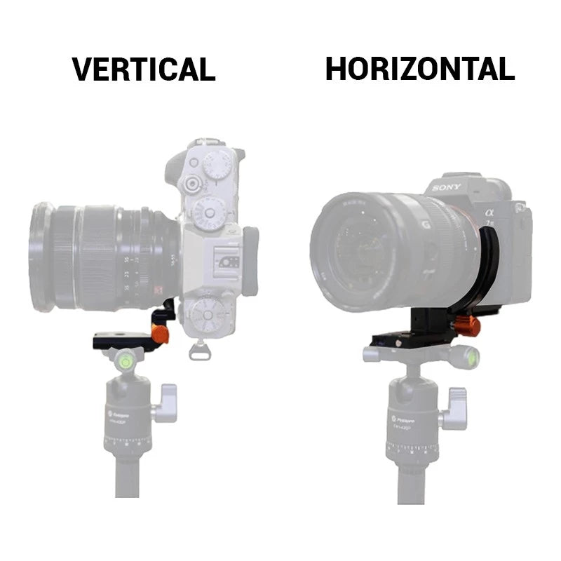 Fotopro X-Rotator 75 Horizontal to Vertical Rotating Camera (Black Grey)