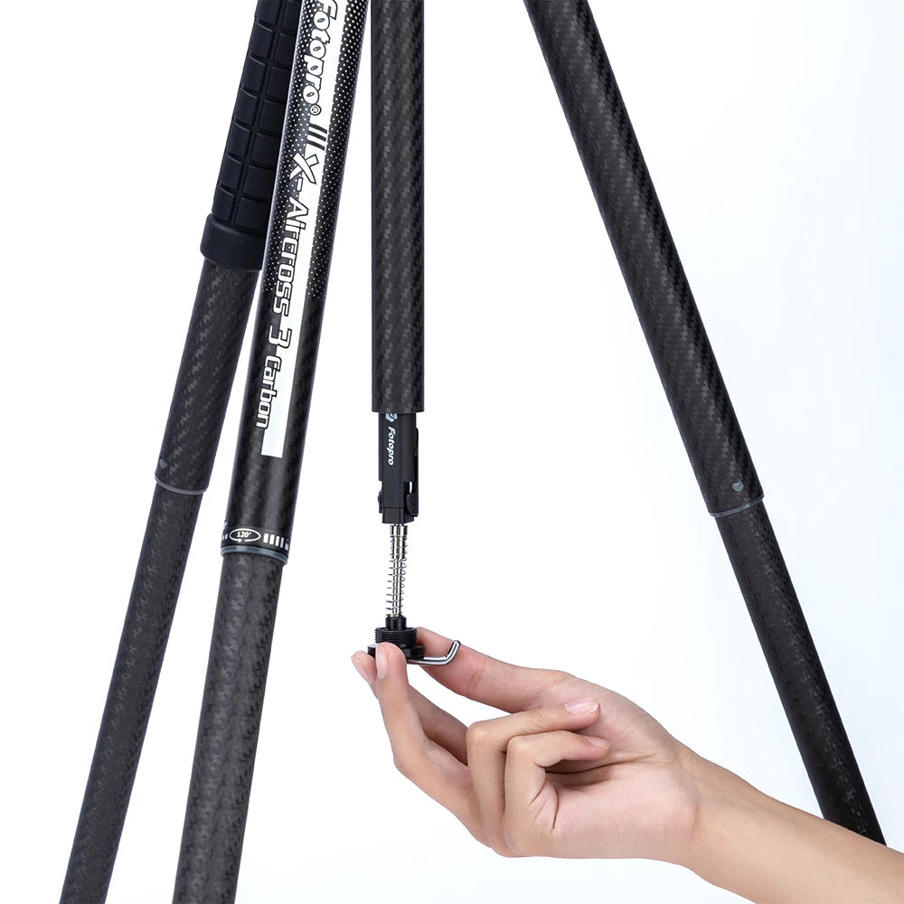 Fotopro X-Aircross 3 Grey Carbon Fiber Travel Tripod