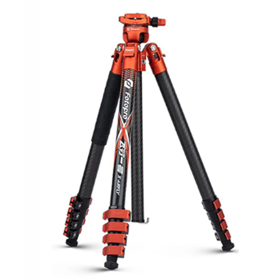 Fotopro X-Airfly Ultra Light Carbon Fiber Tripod Orange