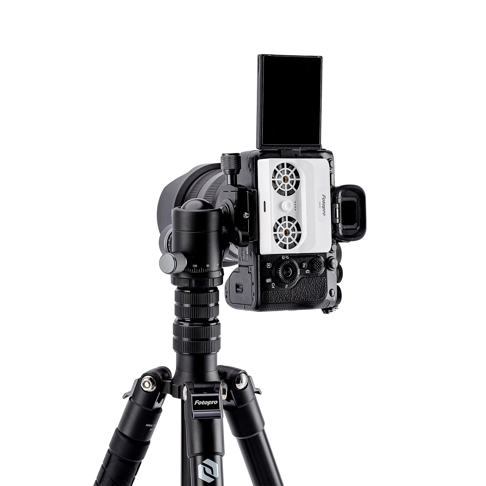 Fotopro CR-1 Camera Cooler Fan with 2000mAh Battery WhiteAcc kamera