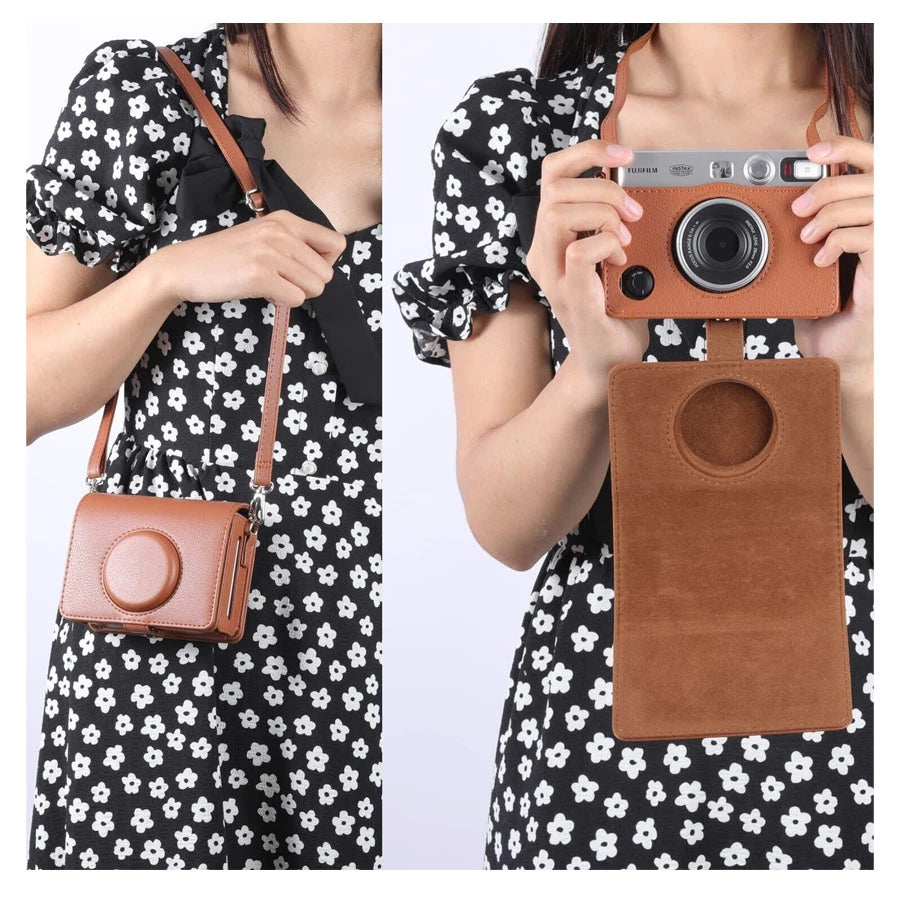 Fujifilm Instax Pu Case Mini Evo Brown Landscape