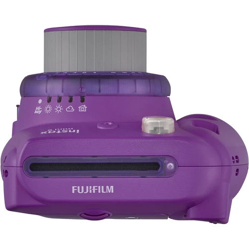 Fujifilm Instax Mini 9 Instant Film Camera Craft Package Clear Purple