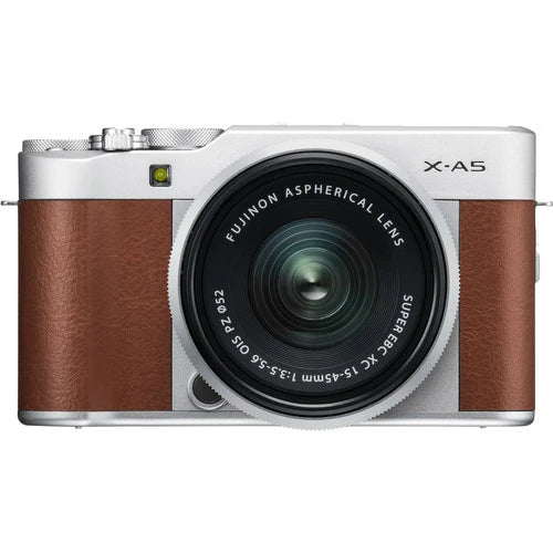 Fujifilm X-A5 Mirrorless Digital Camera with 15-45mm Lens (Brown)