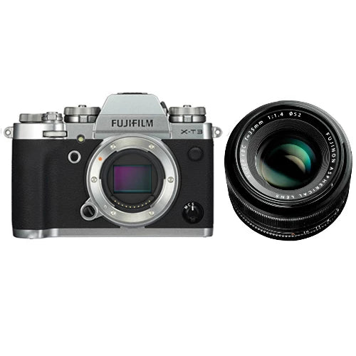 Fujifilm X-T3 Mirrorless Digital Camera with XF 35mm f1.4 Lens (Silver