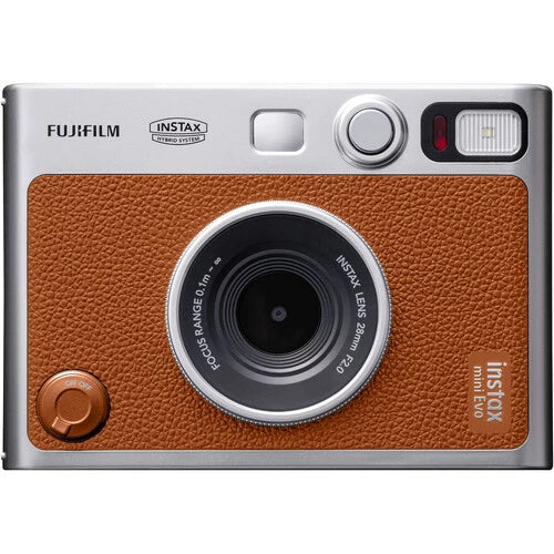Fujifilm Instax Mini Evo Hybrid Instant Film Camera (Brown)