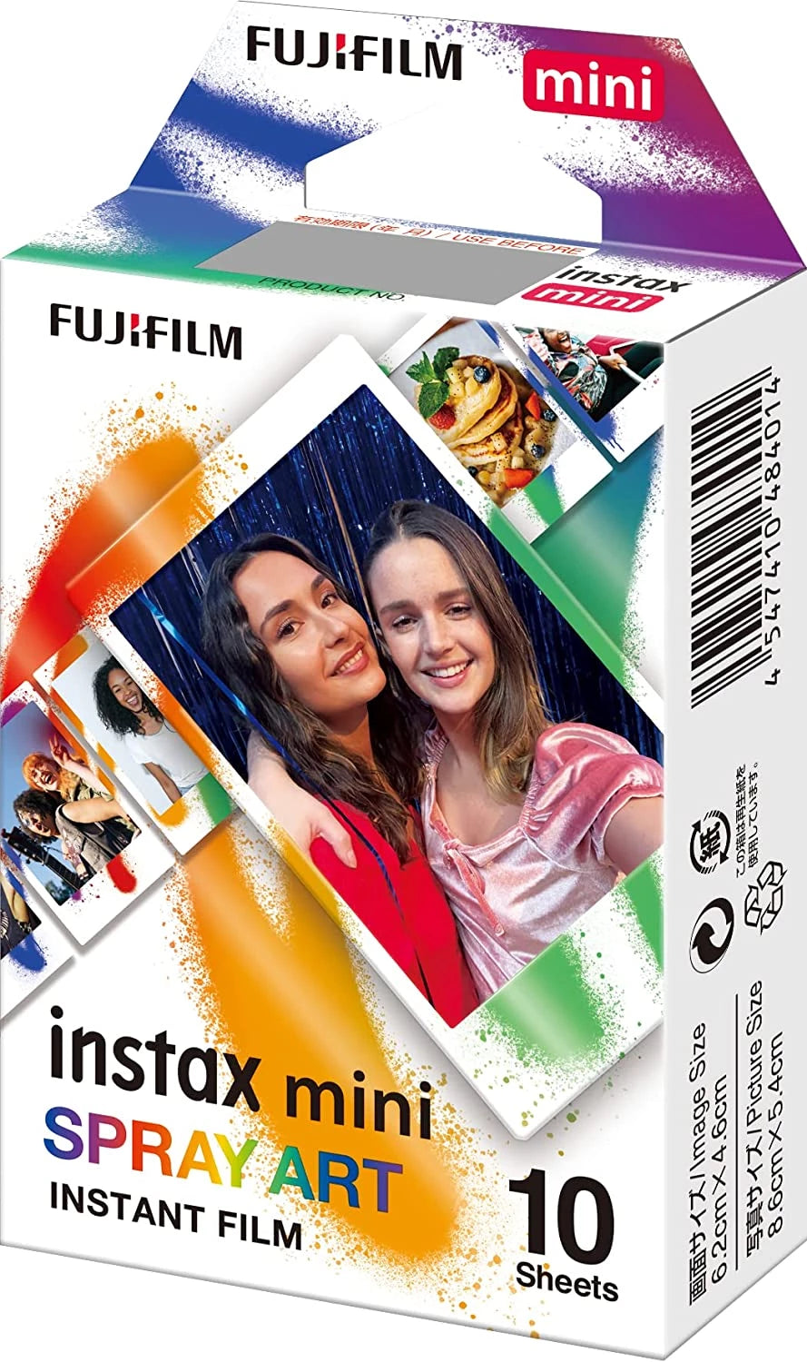 Fujifilm Instax Paper Mini Spray Art 10 Sheet