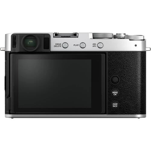 Fujifilm X-E4 Mirrorless Digital Camera Silver with XF 27mm f/2.8 R WR Lens