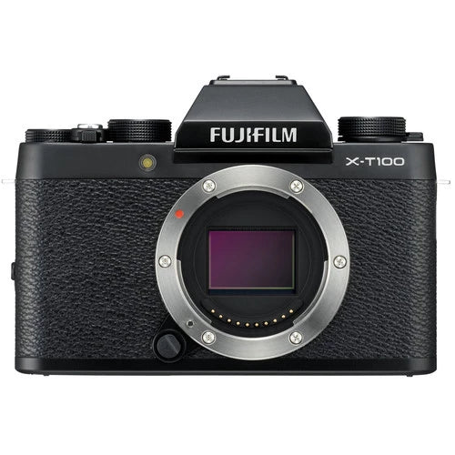 Fujifilm X-T100 Mirrorless Digital Camera Body Only (Black)