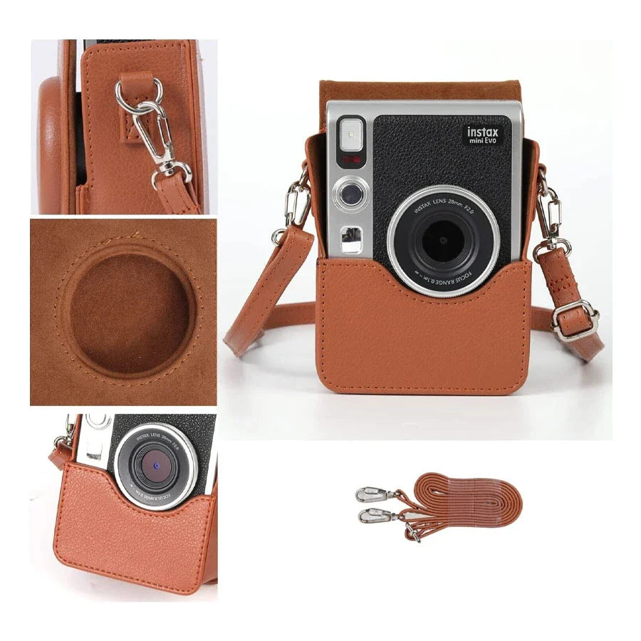 Fujifilm Instax Pu Case Mini Evo Brown Landscape