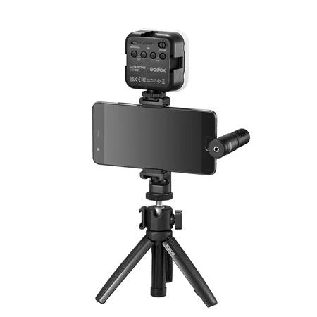 Godox VK2-AX Vlogging Kit with LED6BI Bi-Color LED Video Light (3.5mm Universal TRRS)