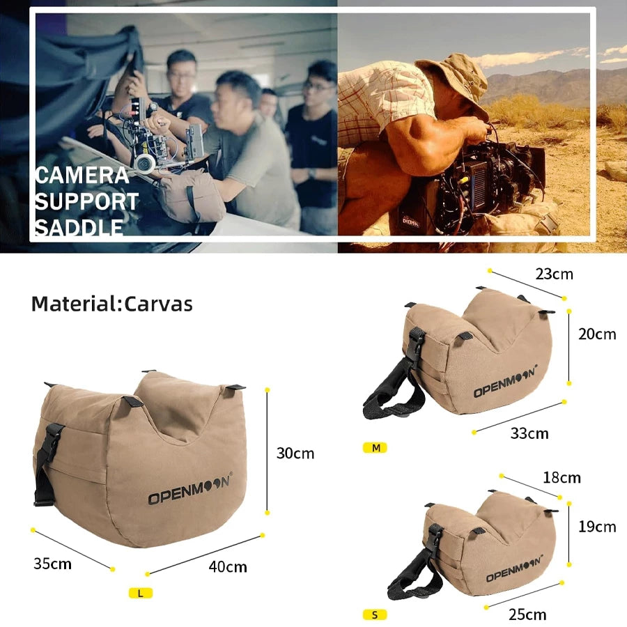 OPENMOON Camera Support saddle Medium brown OMA02