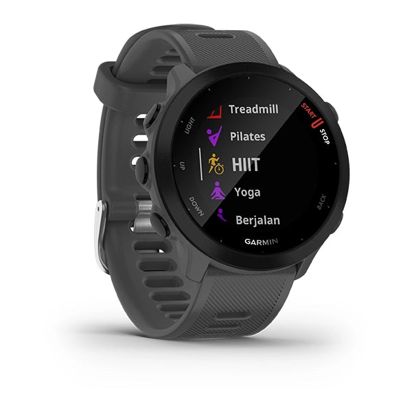 Garmin Forerunner 55, Sport SmartWatch GPS, Monterra Grey