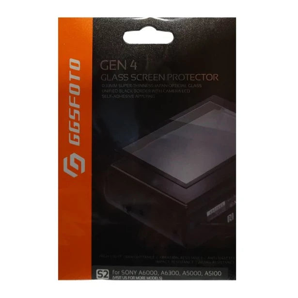 GGS S2 Glass Screen Protector For Sony A6400/A6000/A6300/A5000/A5100/A6100/A6600