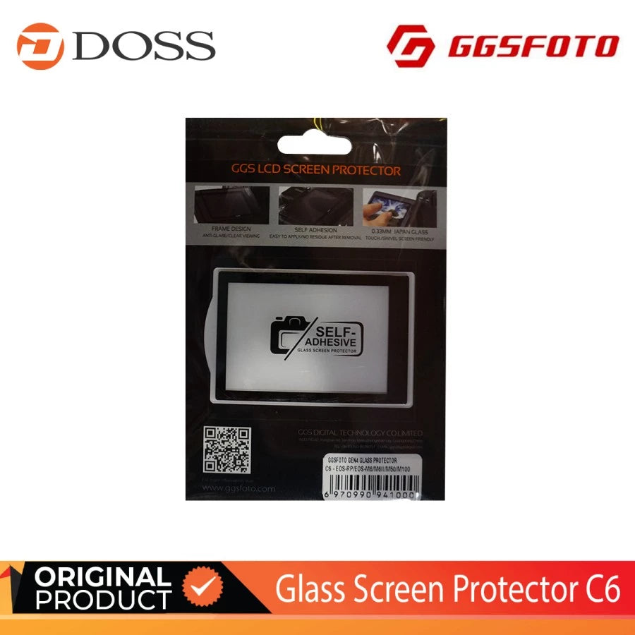 GGS C6 Glass Screen Protector For Canon EOSM6/M50/M100