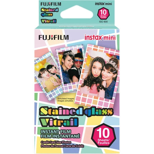 Fujifilm Instax Paper Mini Stained Glass 10 Sheet