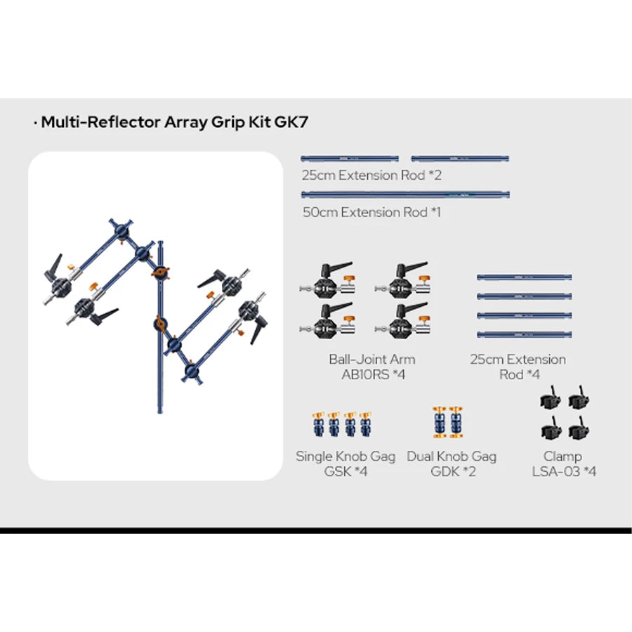 Godox Knowled GK7 Multi Reflector Array Grip Kit for Liteflow