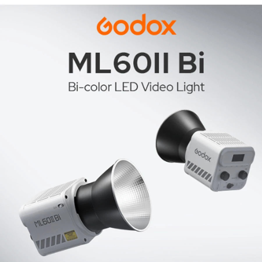 Godox ML60IIBi Kit Bi-Color Portable LED Light for Content Creator