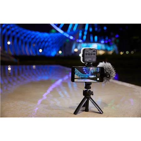 Godox VK2-AX Vlogging Kit with LED6BI Bi-Color LED Video Light (3.5mm Universal TRRS)
