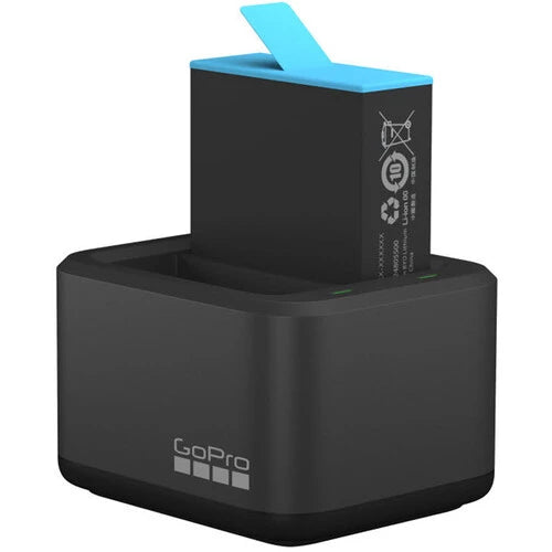 GoPro Dual-Battery Charger with Two Enduro Batteries for HERO 9/10/11/12 Cameras GP-ADDBD-001-AS