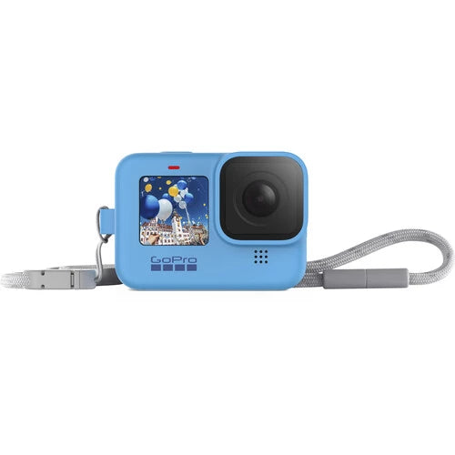 GoPro Sleeve + Lanyard for HERO9 Blue
