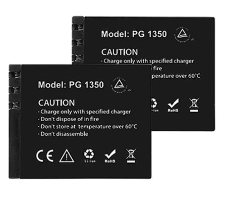 Akaso Battery Kit For Brave 7 (2 Battery + 1 Docking)