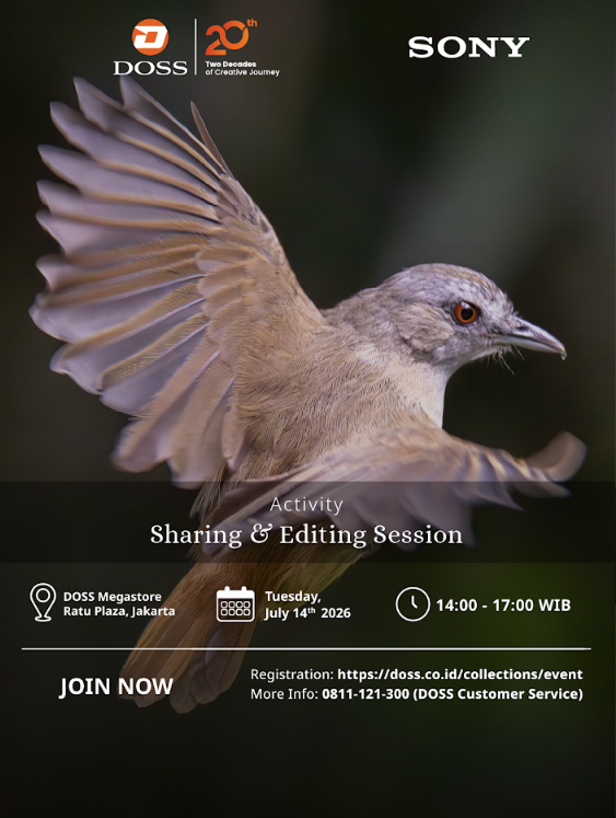 JKT - VIP Editing Class: Bedah File & Editing Wildlife Photograph with Paman Harlim
