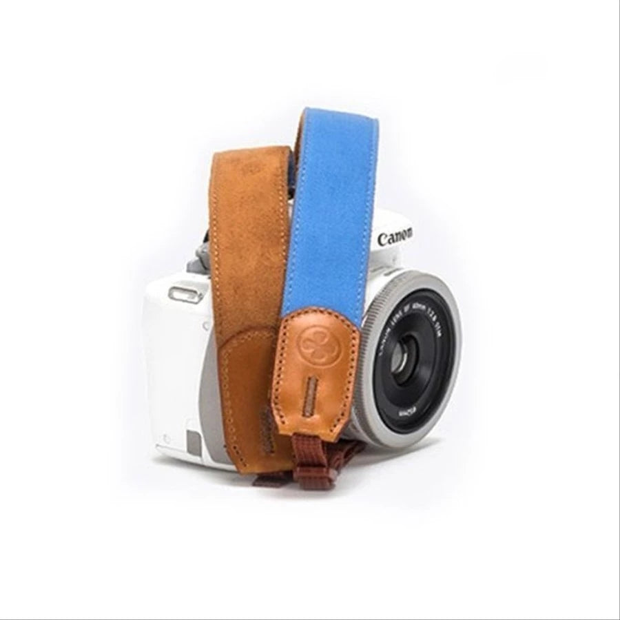 Herringbone iCode Camera Neck Strap Gulf Blue