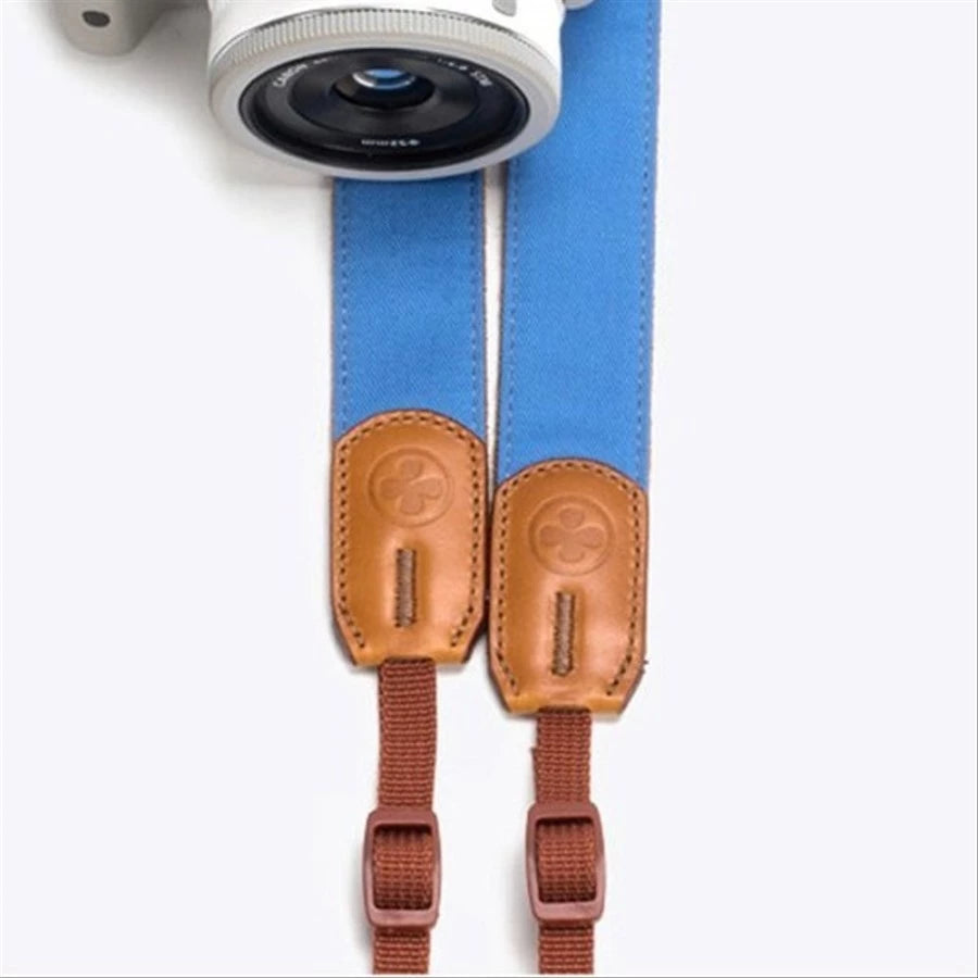 Herringbone iCode Camera Neck Strap Gulf Blue