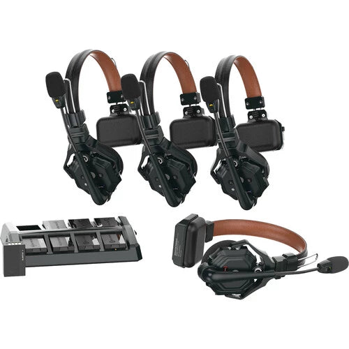 Hollyland Solidcom C1 Pro 4S Full-Duplex Wireless Intercom System with 4 Headsets (1.9 GHz)