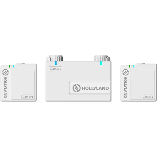 Hollyland Lark 150 Duo 2 Person Wireless Microphone System (White)