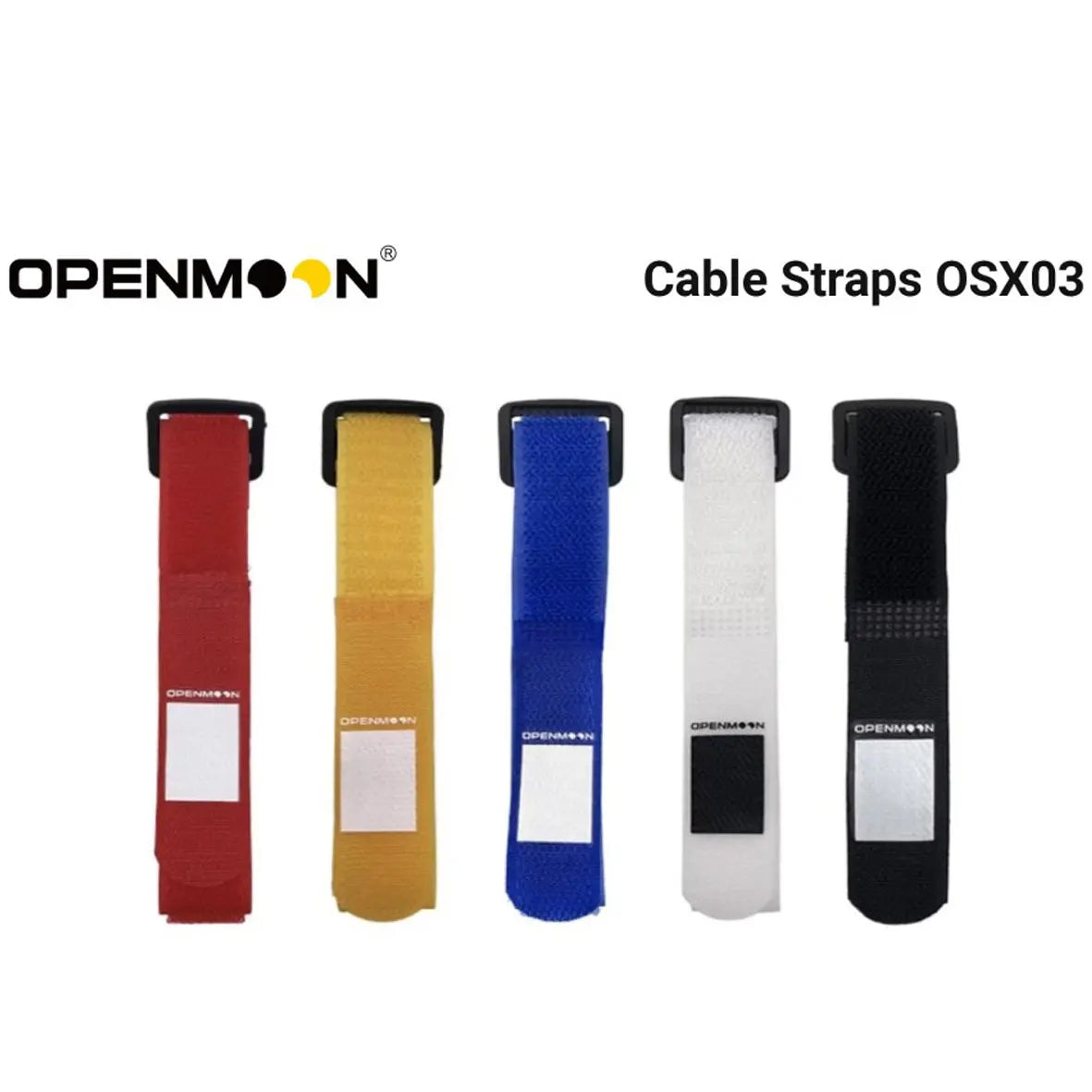 OPENMOON Securing Cable Straps, Cord Organizers 2cmx41cm 5pcs/bag OSX03 RED