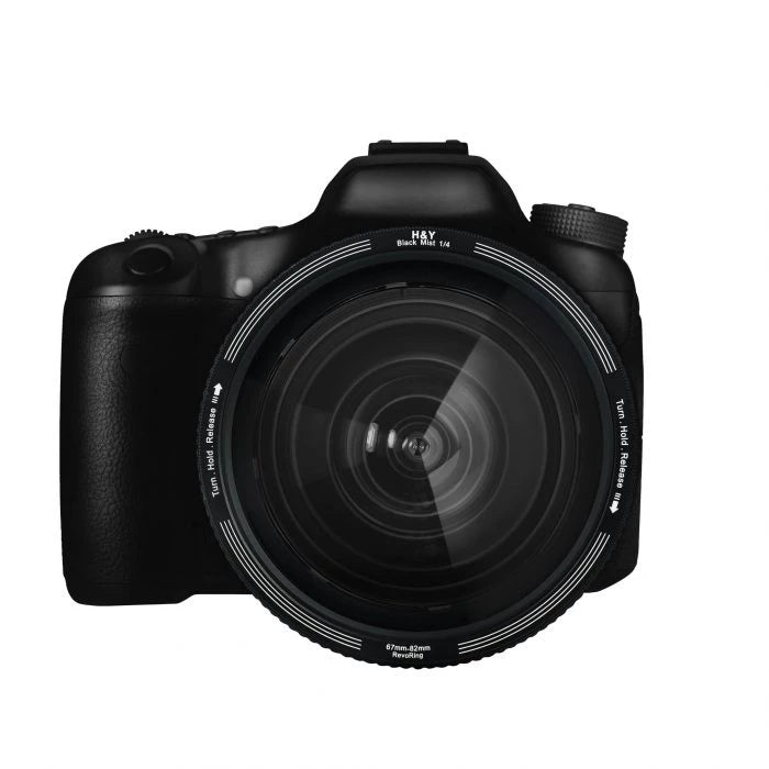 H&Y Black Mist 1/4 Magnetic Clip-on Filter for REVORING VND+CPL 67-82mm (RMB4-82)