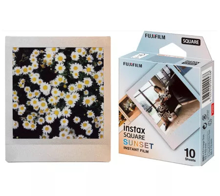 Fujifilm Instax Paper Square Sunset Film 10 Sheets